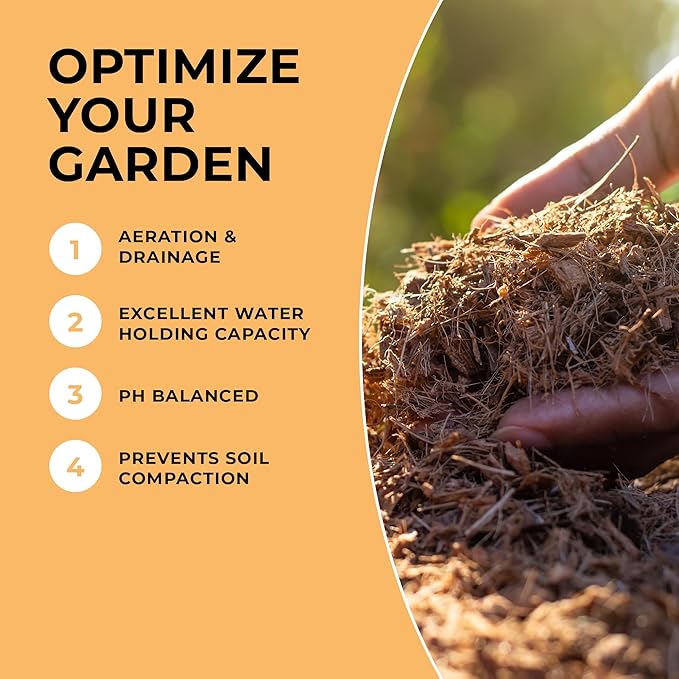 Mycelium Organic Coco Coir Brick 10lbs - Perfect for Potting & Planting, OMRI Certified, Eco-Friendly Soil Mix, Ideal for Indoor Plants, Orchids, Succulents, Cacti and Vegetable Gardening