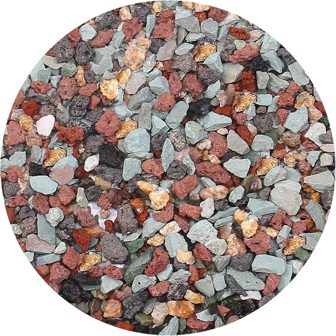Enhance Your Plant's Growth with Our 2.5lb Premium Horticultural Gritty Mix Lava Rock Pebbles Maifanitum Potting Soil Amendment -Perfect for Succulents, Cactus, Bonsai, Terrariums, and Fairy Gardening