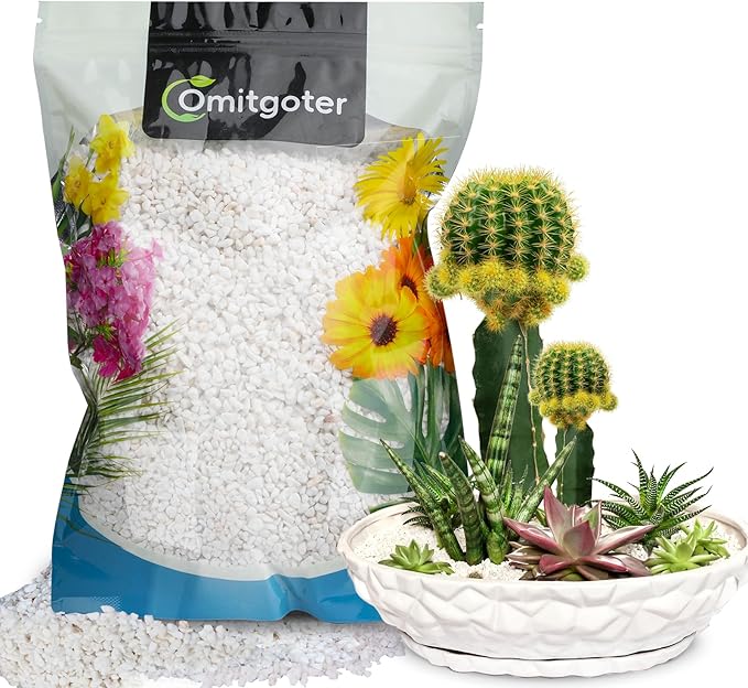 Horticultural Perlite for Plants 2qt, Natural Horticultural Soil Additive Conditioner Mix to Improve Soil Aeration & Dranage for Houseplant