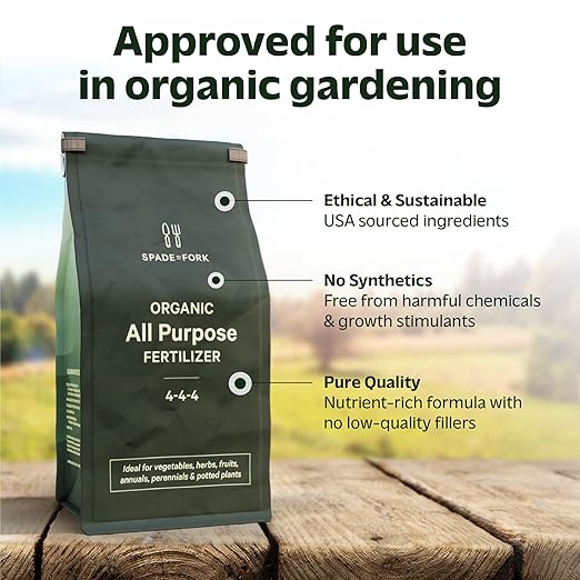Organic All Purpose Fertilizer - Natural Herb, Vegetable & Tomato Fertilizer - Kelp & Alfalfa Meal for Strong & Healthy Plants & Soil - 2lbs