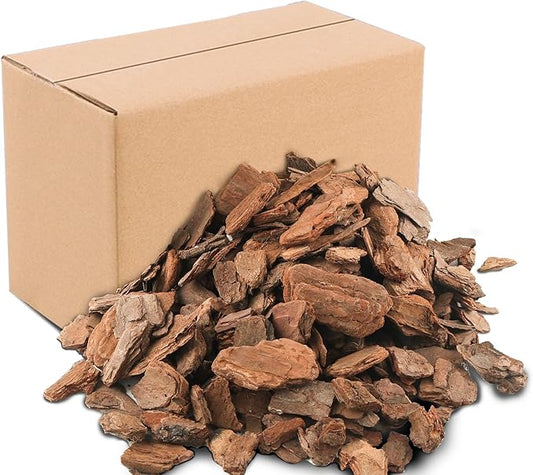 3 Quart Organic Big Size Orchid Bark for Plants, Root Development of Orchid Plants and Garden Soil Amendment