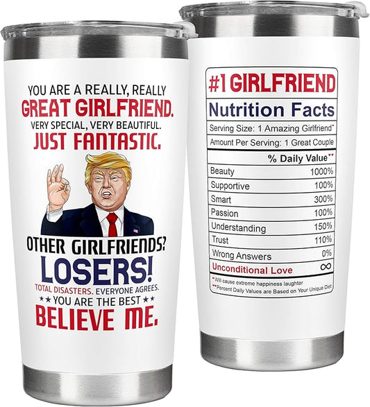 Gifts for Girlfriend - Girlfriend Gifts for Women - Anniversary, Valentines Day Gifts for Her, Valentine Day Gifts for Girlfriend, Girlfriend Birthday Gifts - I Love You Couple Gifts - 20 Oz Tumbler