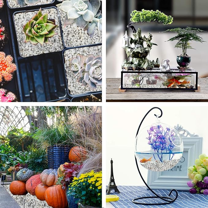 Halatool 8QT Perlite 3-6mm Organic Perlite for Gardening Plants Indoor Natural Potting Soil Mix Additive for Holding Moisture Aeration Drainage