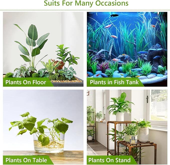 HMVPL Hanging Grow Light, Plant Lights for Indoor Growing, Grow Lights for Indoor Plants Full Spectrum with 4000K 40W COB Bulb, Pulleys and Smart Timer, Indoor Grow Lamp for Tall Tree Hydroponics