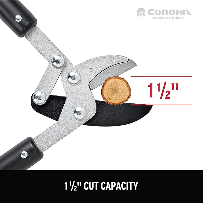 Corona Compound Action Anvil Lopper, 32 Inch, FL 3420, 32 in, Red