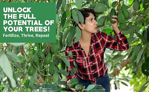 6-4-6 Avocado and Citrus Tree Professional Fertilizer Plant Food for Outdoor/Indoor Gardening; Quick-Release Nitrogen Fertilizer; Orange, Lime, Avocado and Lemon Tree Fertilizer (4 QUARTS)