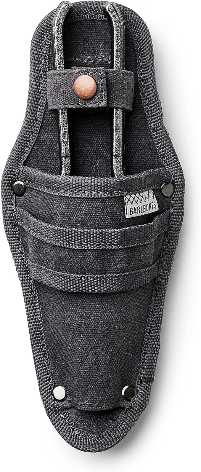 Barebones Pruner & Sheath - Vintage Inspired Japanese Design Pruners for Gardening - Multipurpose Pruning Shears with Canvas Sheath - Gardening Tools Made with Durable Steel