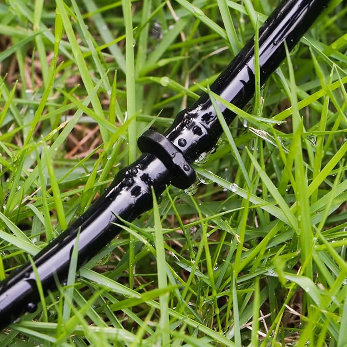 60 Pack Drip Irrigation 1/4" Barbed End Plug Fittings, Barbed Connectors for 1/4 Inch Irrigation Tubing Drip Line Goof Plug for Drip Sprinkler Garden Shrubs Systems