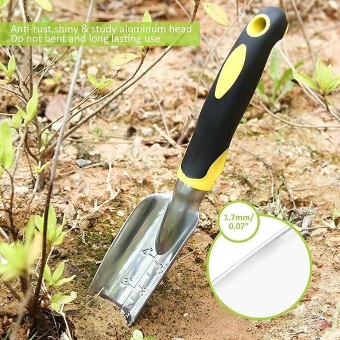 Garden Tool Sets,8Pcs Gardening Hand Tools,Stainless Steel Heavy Duty Gardening Tool Set,garden accessories outdoor,weeding tools gardening,Rust Proof planting tools,Ideal Gardening Gifts for Women