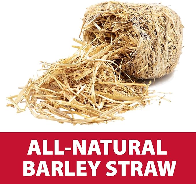 The Pond Guy Straw Barley Bale for Water Gardens, Fountains & Small Koi Ponds, Natural Clarifier, Simple & Easy to Use Pond Maintenance, 1-Pound Bale
