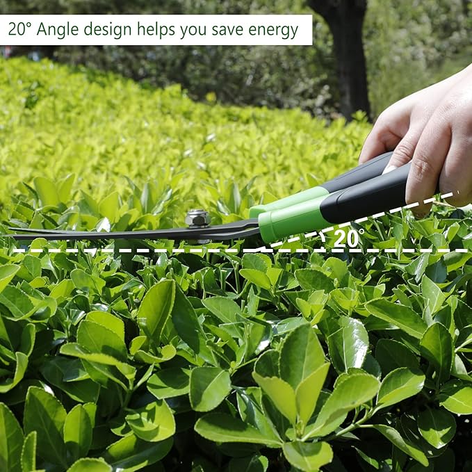 Hedge Clippers,Hedge Shears for Trimming Borders,Box and Bushes Garden Tools with SK5 Sharp Blade and Comfort Grip,Bush Cutters for Hedges