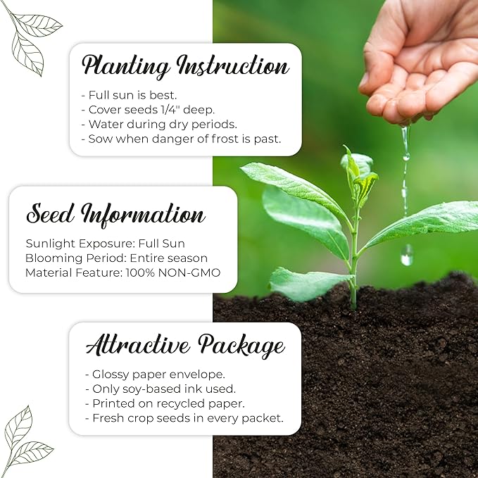 Pre-Filled Wildflower Seed Packet for Wedding Favor Baby Showers Bridal Shower Love Laughter and Happily Ever After Party Favors for Guests - Plant Year-Round Seed Mix - White Pack of 20