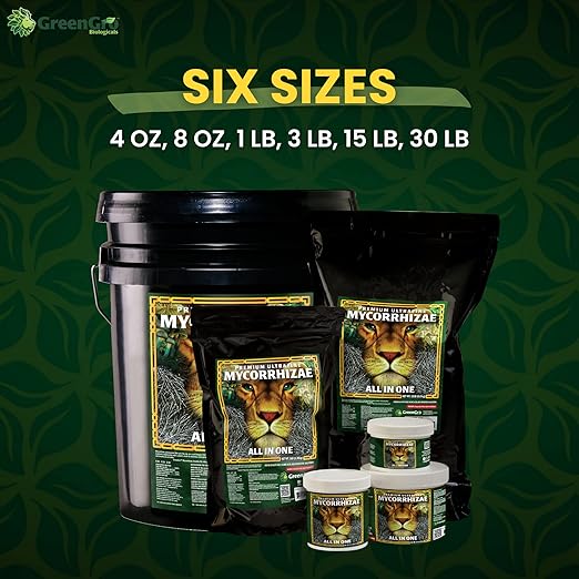 GreenGro Premium Ultrafine Myco - Mycorrhizal Inoculant & Water Soluble Root Enhancer from Superior Strains/Improves Nutrient Uptake & Eases Transplant/Indoor & Outdoor Plant Fertilizer (30 lb)