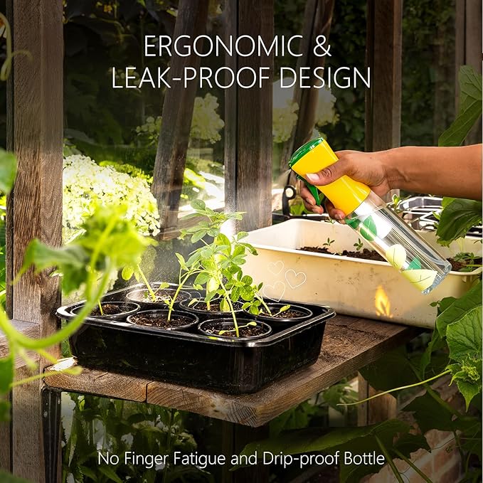 FLAIROSOL BOTANICA Plant Mister Water Spray Bottle, 10.1 oz 300 ML Mist Sprayer for Plants, Continuous Ultra Fine Mister Spray Bottle - Leak Proof - for Flowers, Gardening, Houseplants