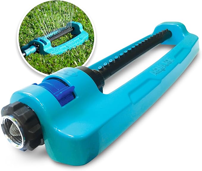 Aqua Joe SJI-OMS20 Aqua Joe 4,400 Sq Ft Coverage Indestructible JUMBO Metal Base Oscillating Sprinkler