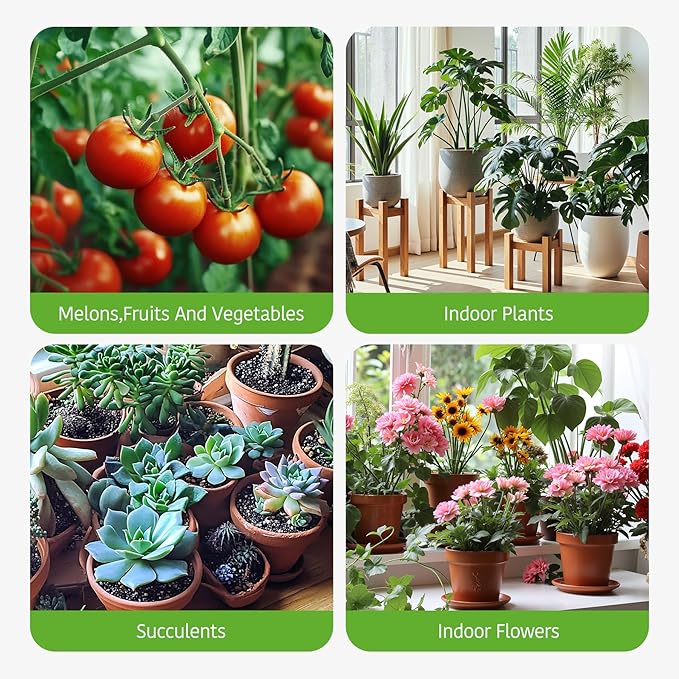 Clip Grow Light for Indoor Plants, Red Blue Spectrum Plant Growing Lamp with 3 Switch Modes,10-Level Dimmable,Auto ON & Off,3/9/12H Timer,Adjustable Gooseneck,580 Lumen,Input Volateg 5W