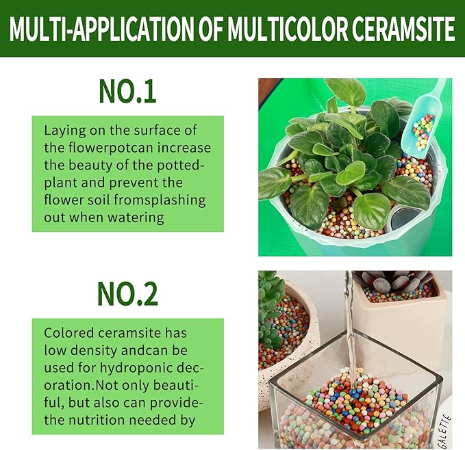 4lb LECA Clay Pebbles 4-5MM- Blue Clay Balls for Plants, Leca Balls for Plants, Horticultural Grade for Soil Hydroponics Aquaponics