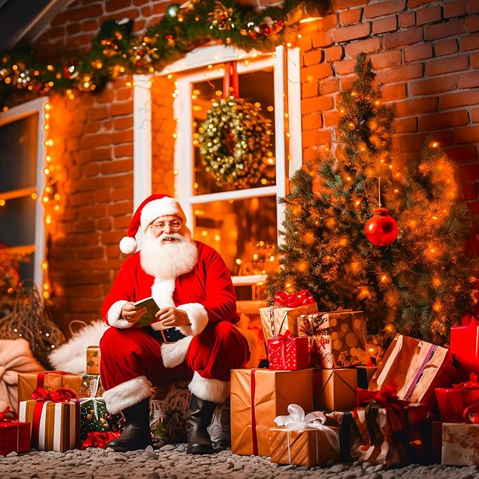 JMEXSUSS 250 LED Orange String Lights, 91.5ft Orange Christmas Lights Outdoor Waterproof, 8 Lighting Modes Connectable Christmas Tree Lights for Yard Patio Party Halloween Christmas Decorations