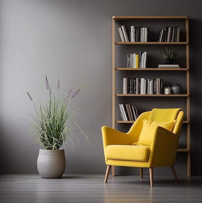 Artificial Plant 47in(2pack) Tall Artificial Lavender Plant,Faux Plants Indoor Home Decorative Artificial Plants & Flowers in Pot Fake Plant, House Plant Indoor