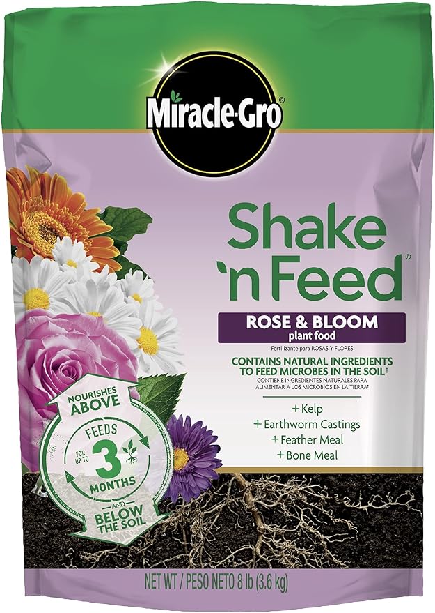 Miracle-Gro Shake 'N Feed Rose & Bloom Plant Food, 8 lb.