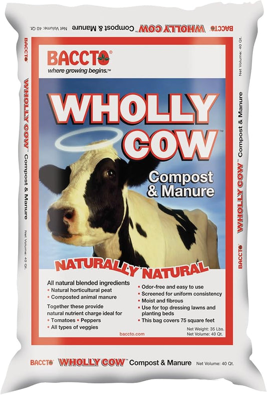1640 Wholly Cow Compost and Manure, 40-Quart