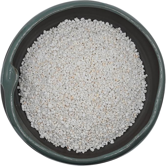 10QT Horticultural Perlite Bulk, Organic Perlite for Plants, Course Perlite for Gardening, for Plants Indoor, for Houseplants, to Promotes Soil Root Growth, and Water Drainage and Plant Growth(3-6mm)