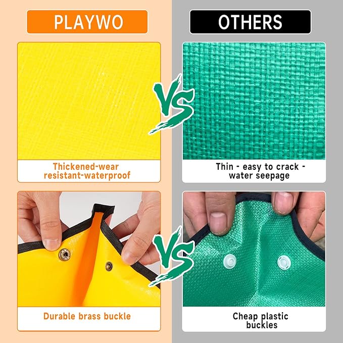 Large Repotting Mat for House Plants Transplanting Portable Potting Tray Waterproof Garden Mat Gardening Gifts for Plant Lovers (Orange 39"X31")