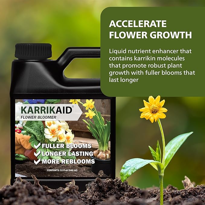 Flower Bloomer Liquid Ultimate Solution to Accelerate Flower Growth Bloom Nutrition and Enhance Blooming for Your Garden - 32 fl oz