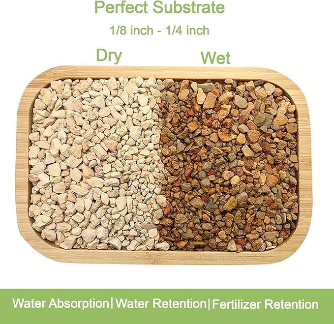 2.5lb Premium Diatomite Rocks Soil Amendments Diatomaceous Earth(DE) Soil Additive for Succulent, Cacti, Indoor & Outdoor Container Plants- Fast Drainage, No Root Rot and Promotes Root Growth