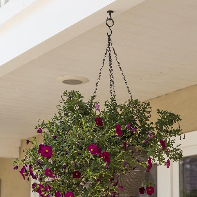 National Hardware N275-024 V2663 Flower Plant Chains, 18", Black (Pack of 2)