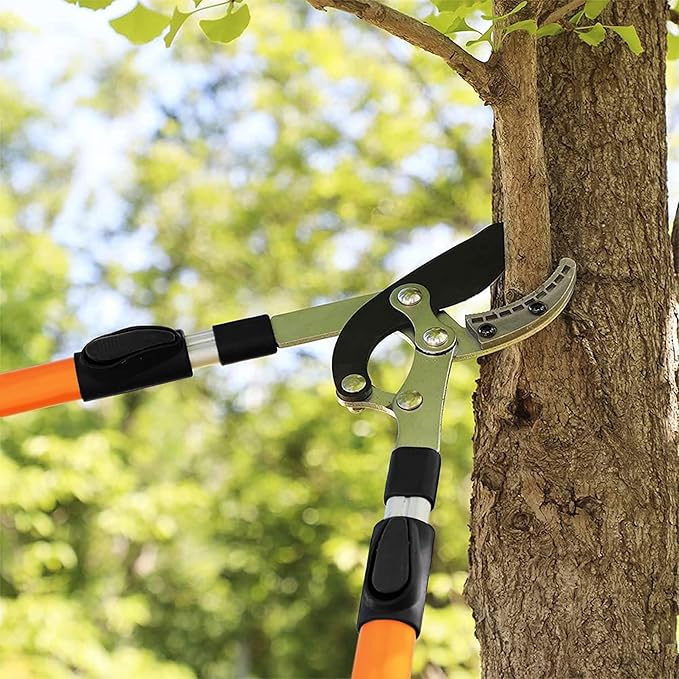27-41'' Extendable Hand Loppers for Pruning, Tree Trimmer with 1.5" Cutting Capacity, Chops Thick Branches Ease, Heavy Duty Tree Pruner with SK5 Spare Blade