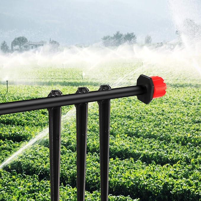 240 Pieces Irrigation Drip Support Stakes Tubing Hose Holder 1/4 Inch Tubing Support Holder for Vegetable Gardens Flower Beds Supplies