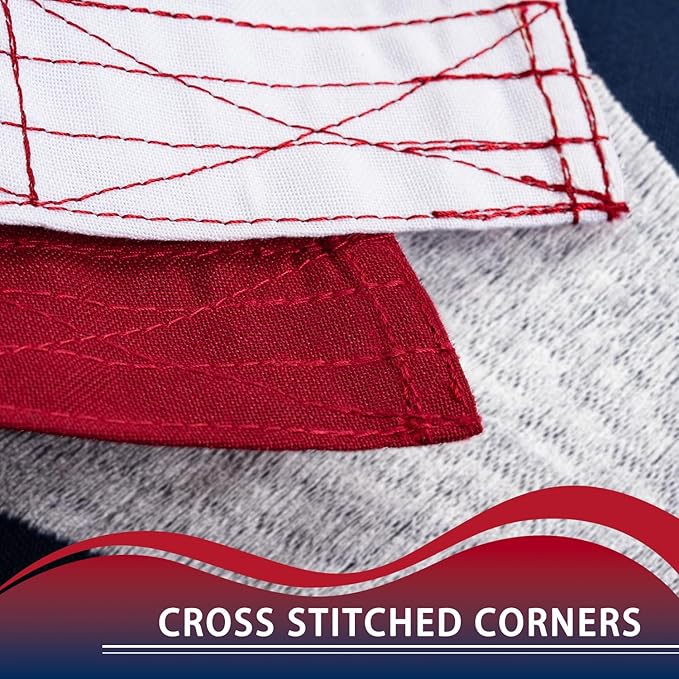 Texas Flag 6x10 ft Deluxe Super Tough Series, Heavy Duty Spun Polyester, All Weather TX Flag High Wind with Embroidered Stars, 3 Brass Grommets, Sewn Stripes, Durable Texas Flags Outdoor Outside