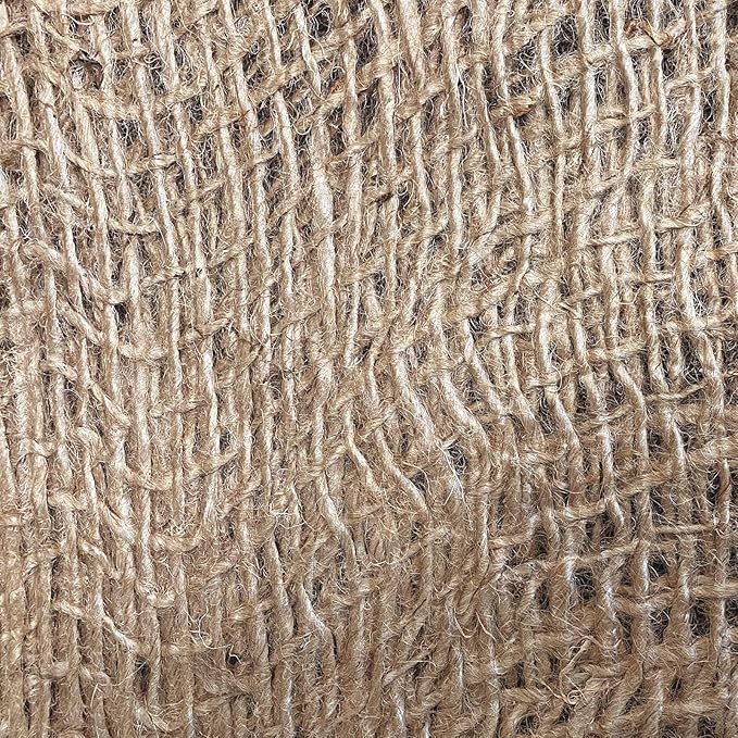 Agfabric Natural Jute Erosion Control,Jute Netting -45" Wide x80 feet Long Soil Saver Mesh Blanket