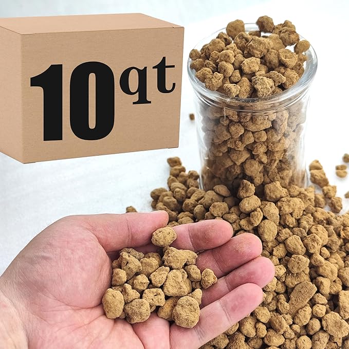 Gardening Akadama Soil - Cactus, Bonsai, Succulent Soil Additives Landscaping Vase Fillings (3/8 inch, 10 QT)