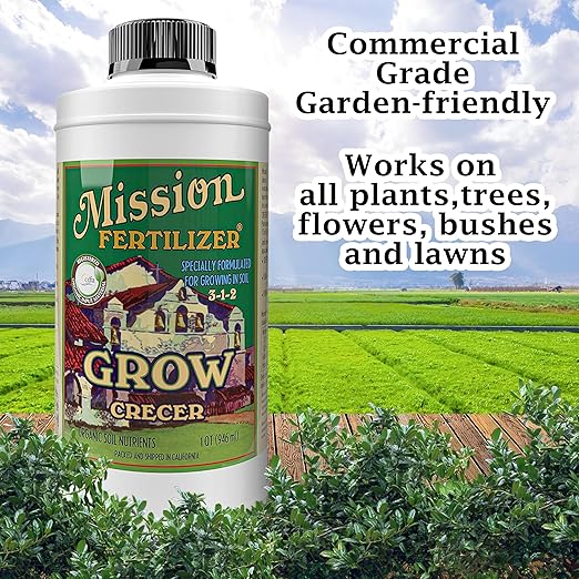Grow 3-1-2 Organic Liquid Fertilizer - (Organic Soil nutrients) … (Quart)