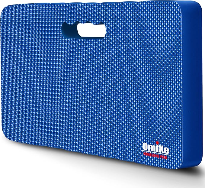 Extra Thick Kneeling Pad Comfy Foam Kneeler Mat Garden Knee Pad Cushion for Gardening Planting Yard Work Prayer Yoga Mechanic Exercise Workout Baby Bath 18 x 11 x 1.5 Inch Large Blue 2 Pack