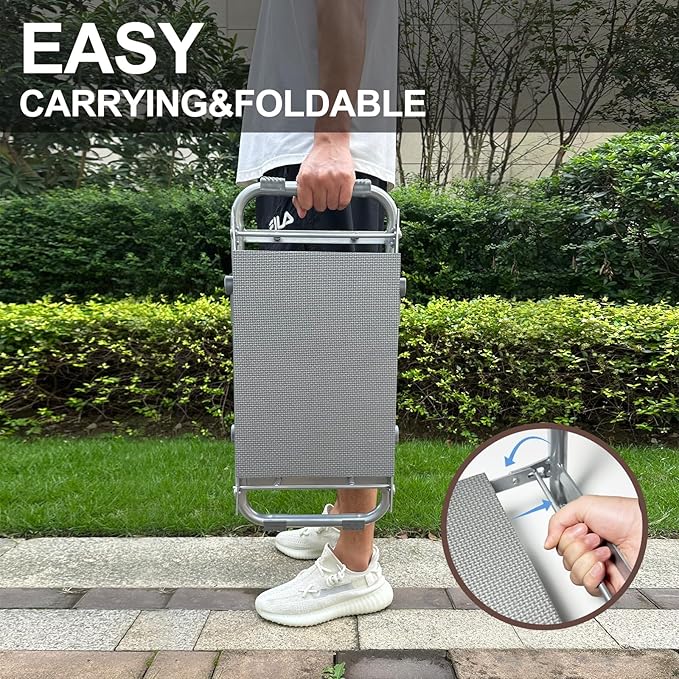 【New Upgraded】 Garden Kneeler and Seat,Foldable Garden Stool,Portable Garden Bench for Kneeling and Sitting,with Kneeling Pad,Tool Bag,Tool Pouch, Gardening Gifts for Women,Seniors,Parents