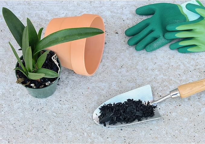 Horticultural Charcoal for Indoor Plants (24 Quarts), Hardwood Soil Additive for Orchids, Terrariums, and Gardening