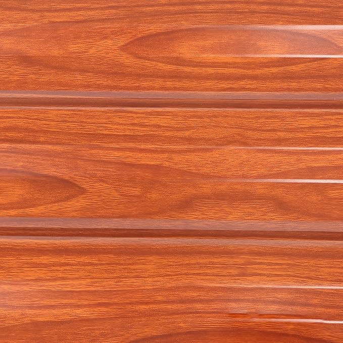 Sunnydaze 11.75" H Raised Metal Garden Bed - Galvanized Raised Garden Bed Outdoor for Vegetables and Flowers - Woodgrain - 4' x 3' Rectangle