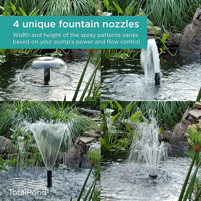 TotalPond Large Nozzle Kit Black Height : 7 Width : 4.02 Depth : 2.99
