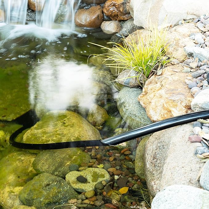 Alpine Corporation 100 Ft. PVC Tubing with 3/8" Inside Diameter for Ponds and Fountains, Black