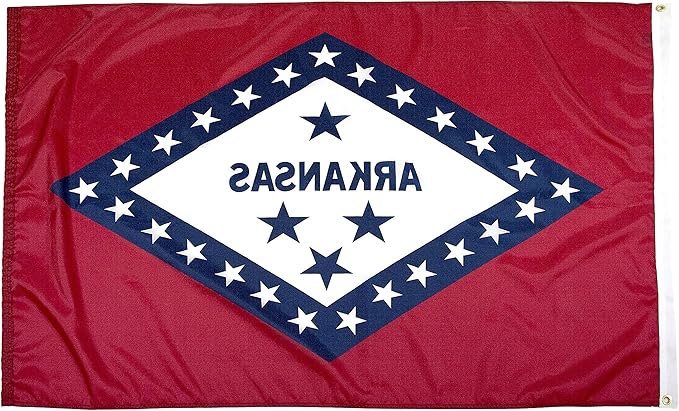 FlagSource Arkansas Nylon State Flag, Made in the USA, 3x5'