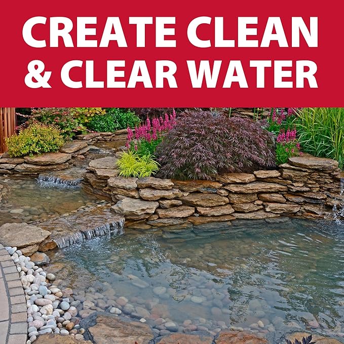 The Pond Guy Seasonal Defense, Spring & Fall Beneficial Bacteria, Barley & Enzymes, Cold Water Pond Sludge & Scum Treatment, Fish & Plant Safe, 24 Packets