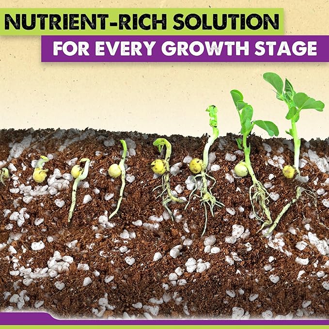 DUSPRO Recycle 4 QRT Seed Starter Soil Pre-Mixed 4in1 Seed Starting Mix for Young Plant Seeds, Soilless Formula Moisture Retention, Aeration & Nutrient Seed Starting Soil