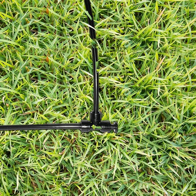 30 Pack 1/4" End Plugs for Quick Connect 1/4" Drip Irrigation Tee Connectors, Leak-Free End Closure Parts End Cap Fittings for Quick Connect Drip Irrigation System