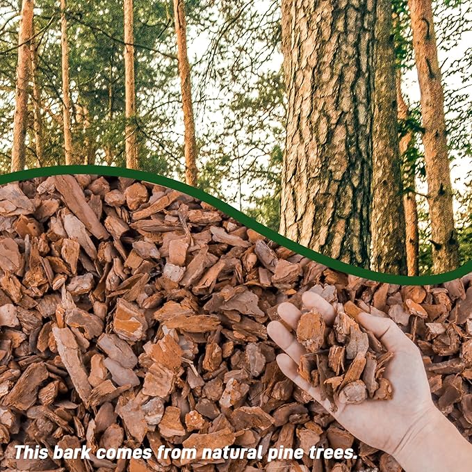 9 Quart Organic Orchid Bark for Potting-Natural Orchid Mulch for Potted Plants, Root Development of Orchid Plants and Garden Soil Amendment Mix…