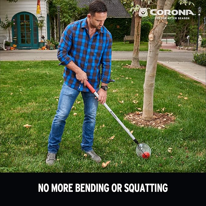 Corona Clipper Company Corona LG 3694 ComfortGEL Grip QuickCOLLECTOR, No Size, Red