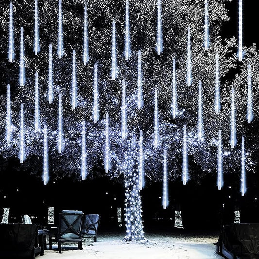 Dazzle Bright Meteor Shower Rain Lights (288 LED, White)