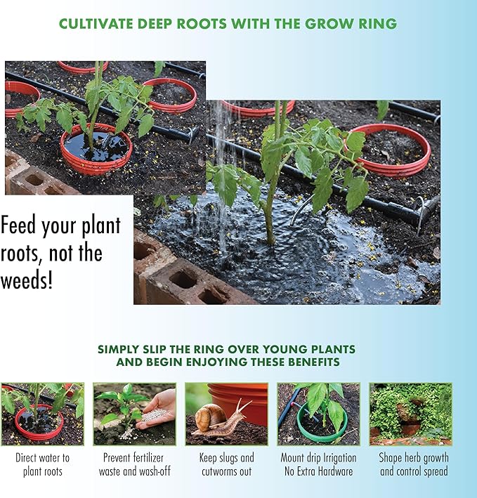 Flower Garden Kit with Grow Rings, Greenhouse Germination Domes, Seeds, Markers, Instructions – Gardening Gift for Mom, Teachers, Women, and Men – Made in USA